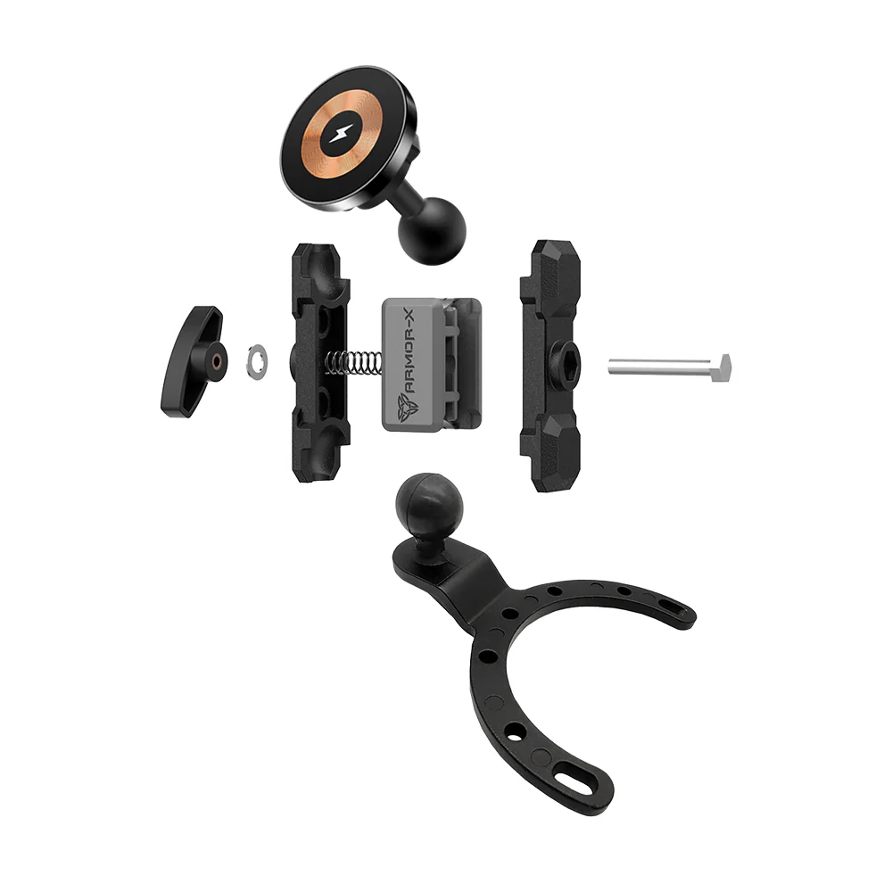 P32MS03 | Heavy-Duty Motorcycle Fuel / Oil Tank PixelSnap 15W Fast Charger Mount * LARGE | ONE-LOCK for Google Pixel Smartphone - Image 9