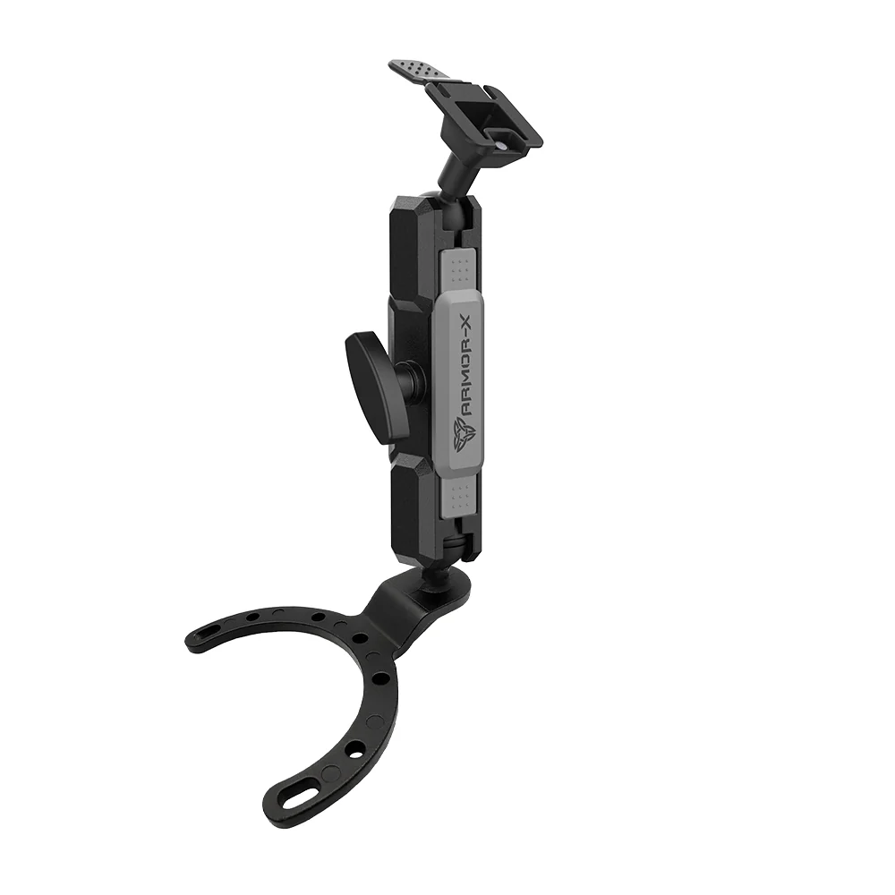 P32T | Heavy-Duty Motorcycle Fuel / Oil Tank Mount * LARGE | ONE-LOCK for Tablet - Image 12