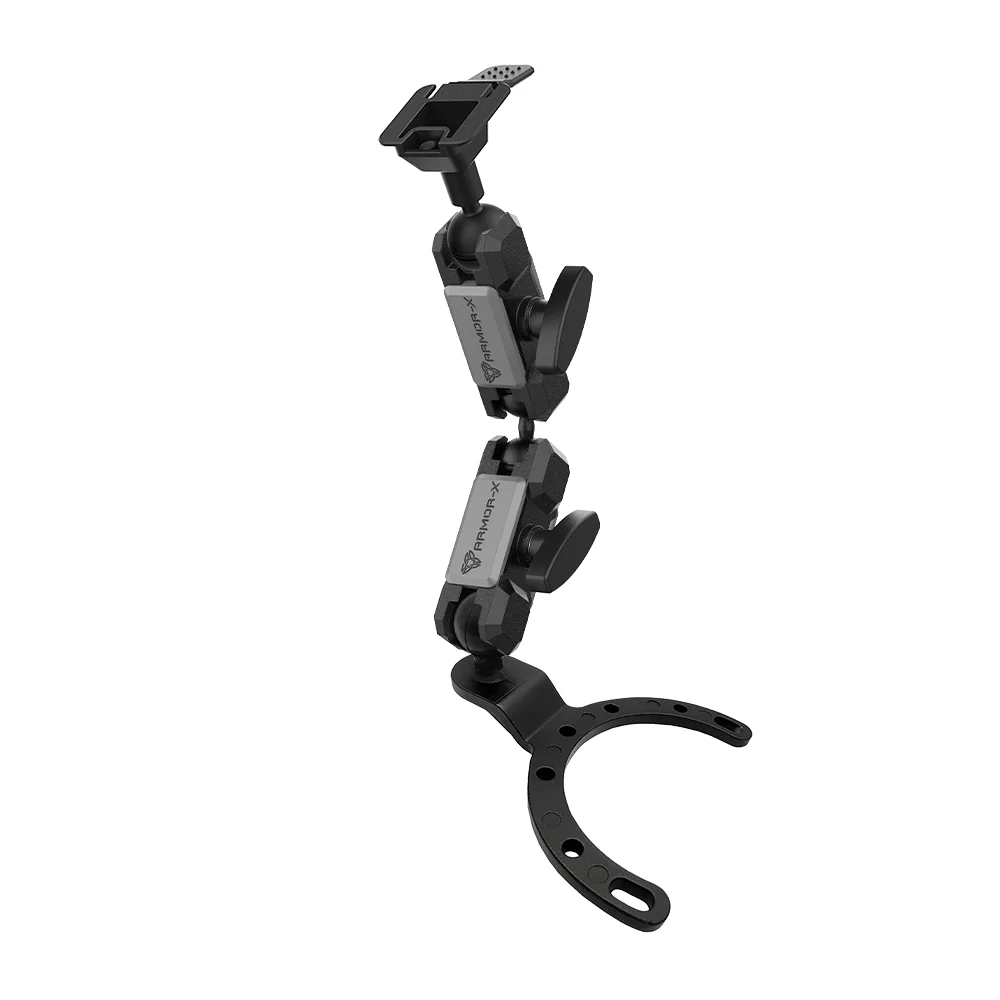 P32T | Heavy-Duty Motorcycle Fuel / Oil Tank Mount * LARGE | ONE-LOCK for Tablet - Image 13