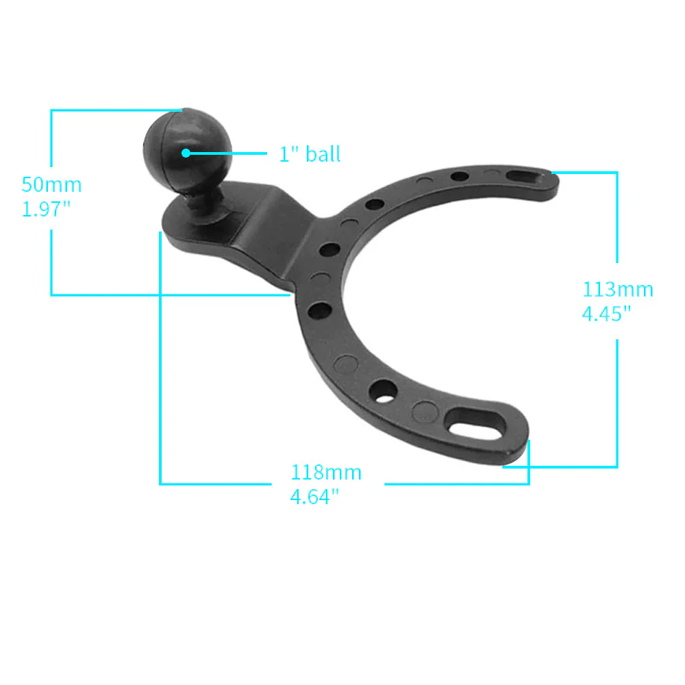 P32UT | Motorcycle Fuel Tank Cap Universal Mount * LARGE | Design for iPad, Galaxy Tab & Tablet - Image 2