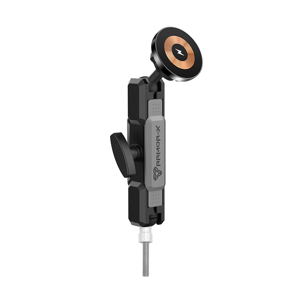 P33MS03 | Heavy-Duty Handlebar Mount with M8 Bolts | MagSafe / Pixelsnap 15W Fast Charger | ONE-LOCK for iPhone & Smartphone - Image 10