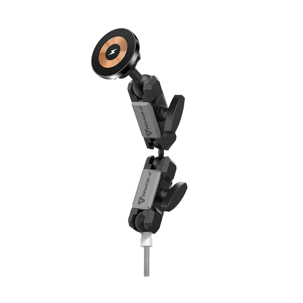 P33MS03 | Heavy-Duty Handlebar Mount with M8 Bolts | MagSafe / Pixelsnap 15W Fast Charger | ONE-LOCK for iPhone & Smartphone - Image 11