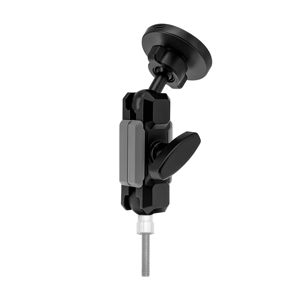 P33MS03 | Heavy-Duty Handlebar Mount with M8 Bolts | MagSafe / Pixelsnap 15W Fast Charger | ONE-LOCK for iPhone & Smartphone - Image 8