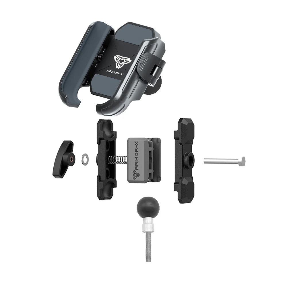 P33UP | M8 Screws Motorcycle Handlebar Universal Mount | Design for Phone - Image 10