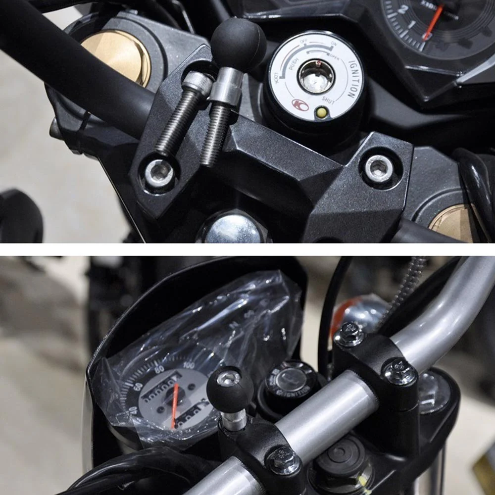 P33UP | M8 Screws Motorcycle Handlebar Universal Mount | Design for Phone - Image 5