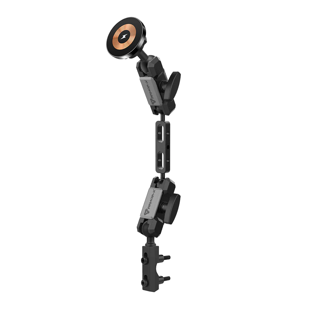 P34MS03 | Heavy-Duty Motorcycle Brake / Clutch / Perch PixelSnap 15W Fast Charger Mount | ONE-LOCK for Google Pixel Smartphone - Image 13