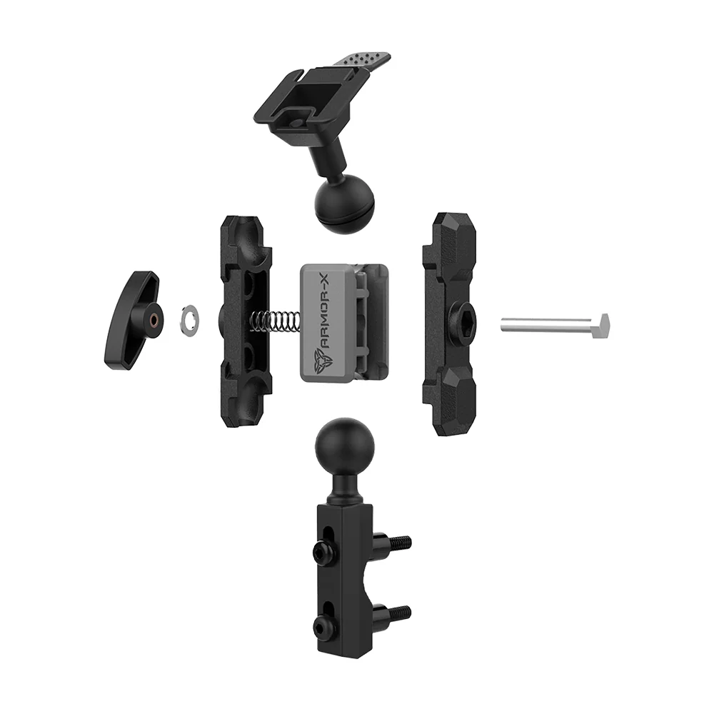 P34T | Heavy-Duty Motorcycle Brake / Clutch / Perch Mount | ONE-LOCK for Tablet - Image 13