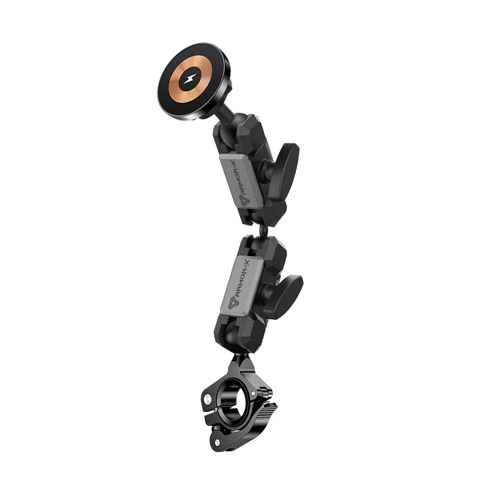 P35MS03 | Heavy-Duty Motorcycle Quick Release Handlebar Mount | MagSafe / Pixelsnap 15W Fast Charger | ONE-LOCK for iPhone & Smartphone - Image 10