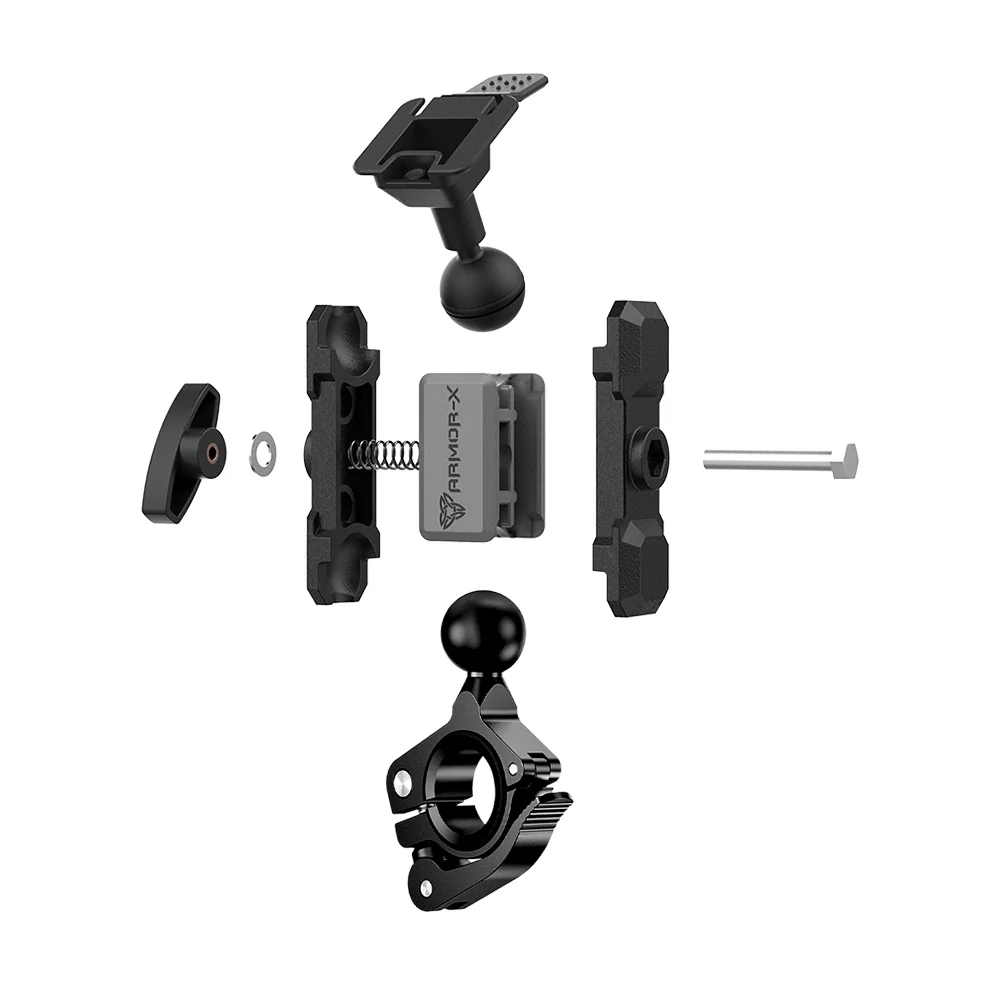 P35T | Heavy-Duty Motorcycle Quick Release Handlebar Mount | ONE-LOCK for Tablet - Image 11