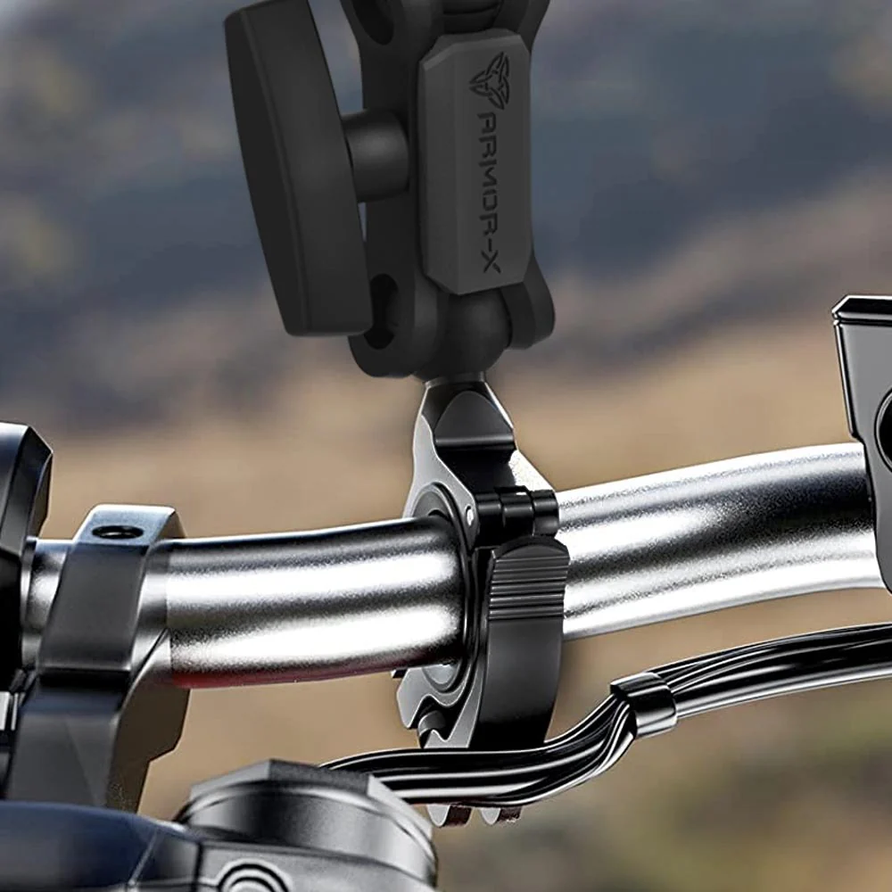 P35T | Heavy-Duty Motorcycle Quick Release Handlebar Mount | ONE-LOCK for Tablet - Image 4