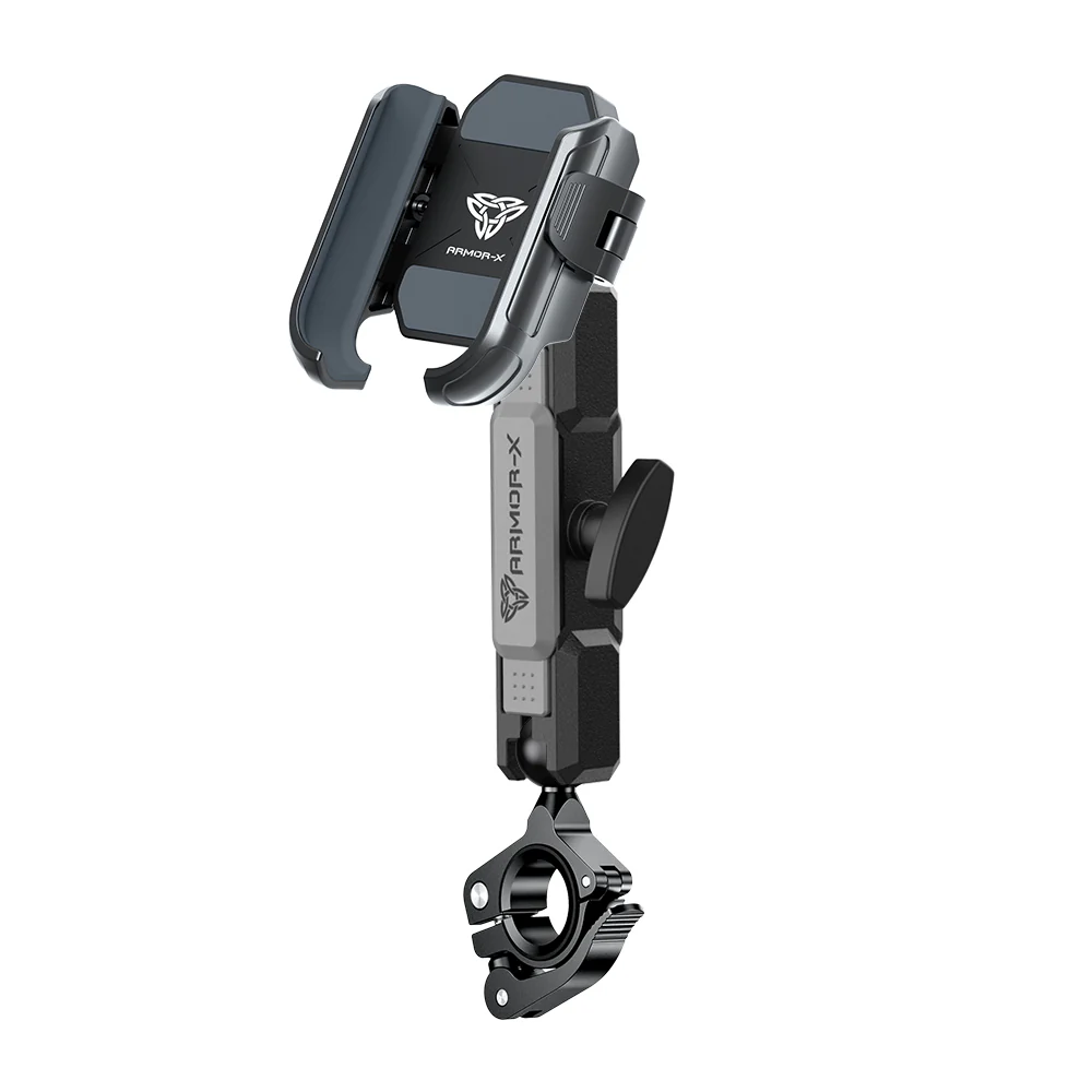 P35UP | Motorcycle Tool Free Installation Handlebar Mount Universal Mount | ⌀22-32mm | Design for Phone - Image 10