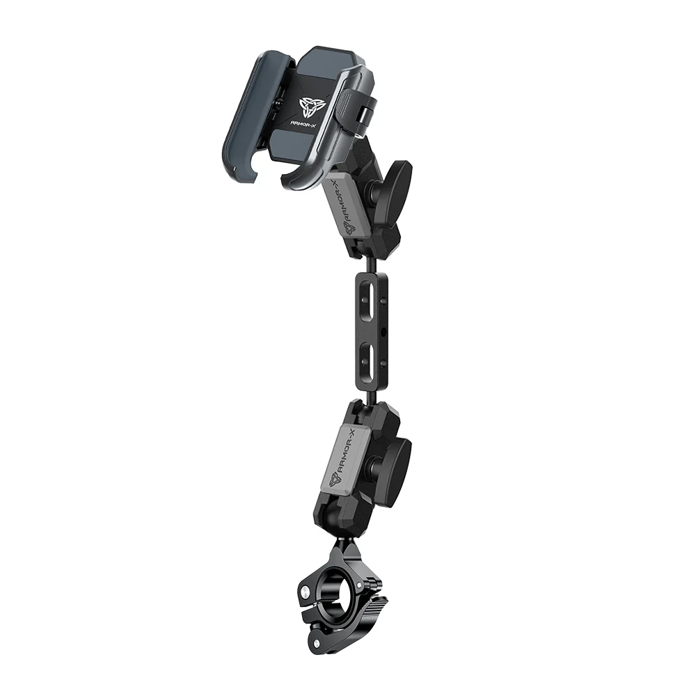 P35UP | Motorcycle Tool Free Installation Handlebar Mount Universal Mount | ⌀22-32mm | Design for Phone - Image 12