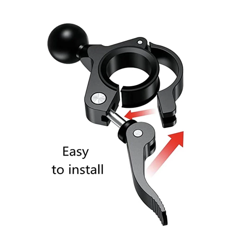 P35UP | Motorcycle Tool Free Installation Handlebar Mount Universal Mount | ⌀22-32mm | Design for Phone - Image 4