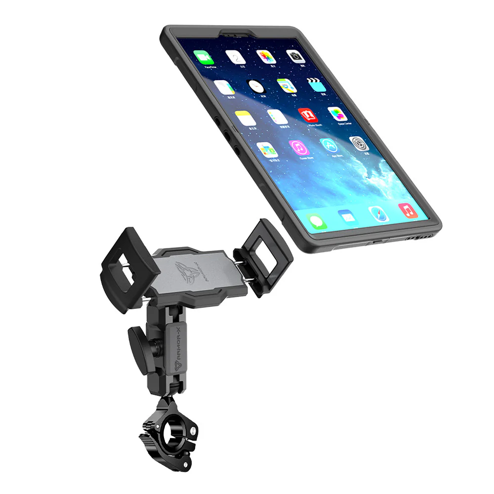 P35UT | Motorcycle Tool Free Installation Handlebar Mount Universal Mount | ⌀22-32mm | Design for iPad, Galaxy Tab & Tablet - Image 11