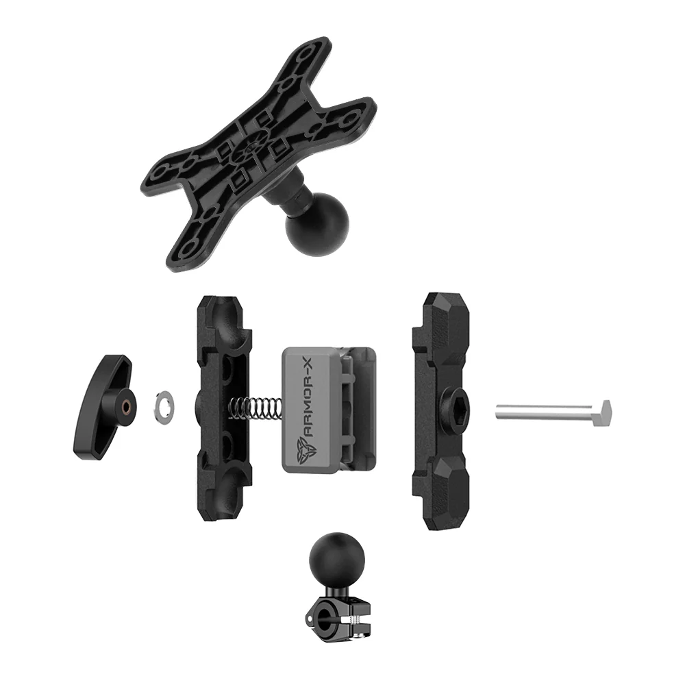 VSA-P36 | Motorcycle Mirror VESA Mount ( 75x75mm | 50x50mm ) | Design for Tablet - Image 9