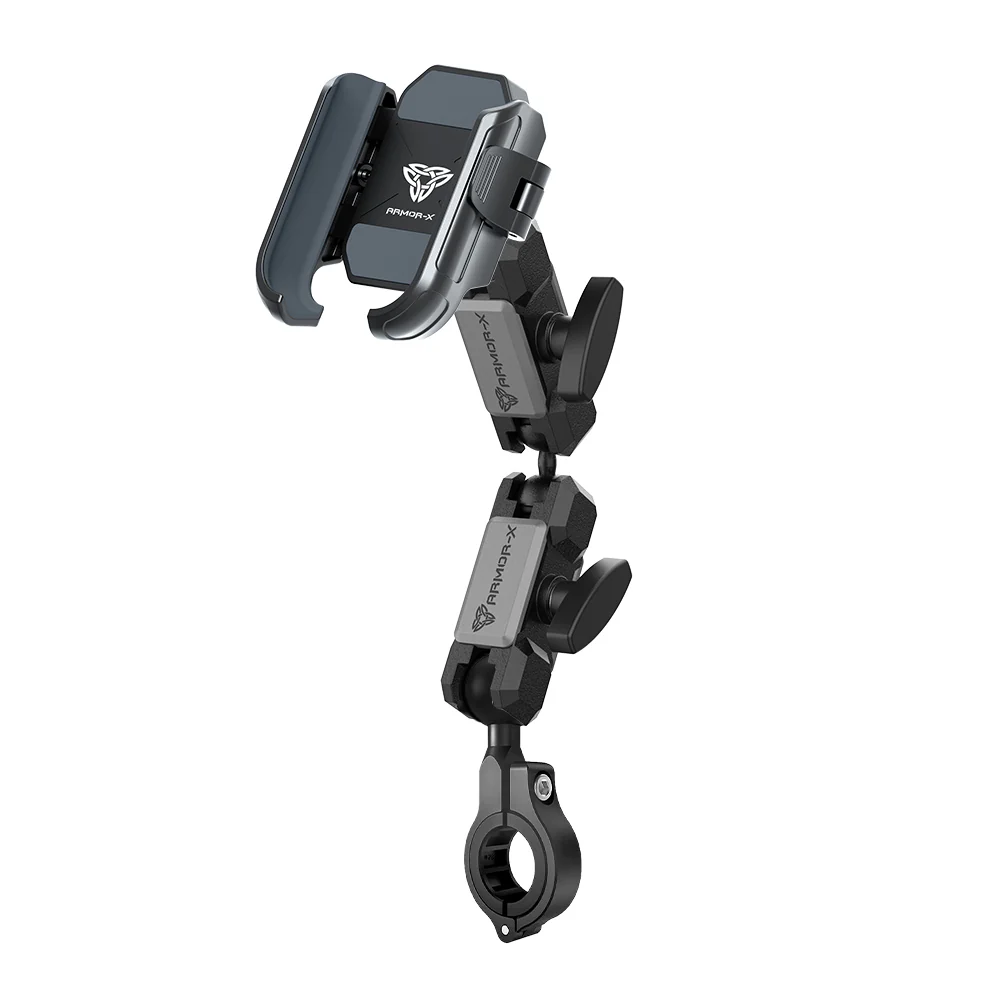 P37UP | Motorcycle Handlebar Universal Mount | ⌀22-32mm | Design for Phone - Image 14