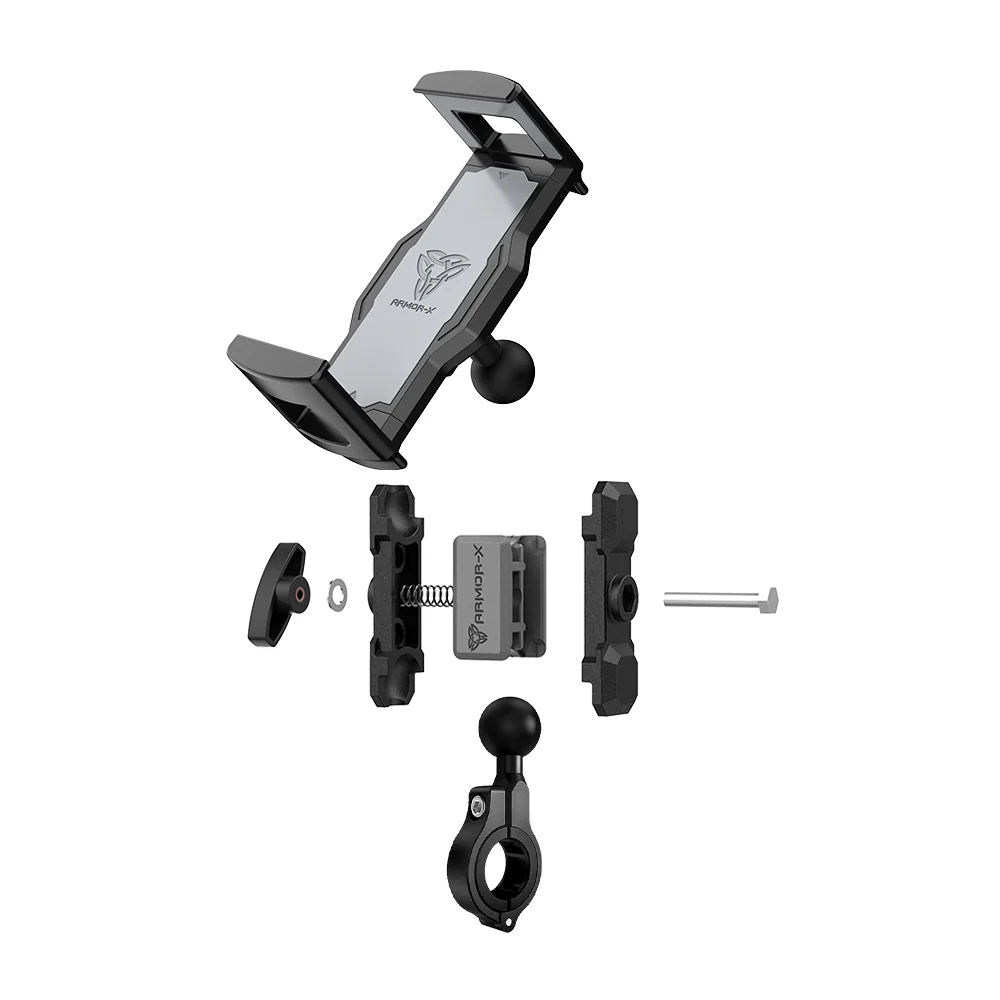 P37UT | Motorcycle Handlebar Universal Mount | ⌀22-32mm | Design for iPad, Galaxy Tab & Tablet - Image 14