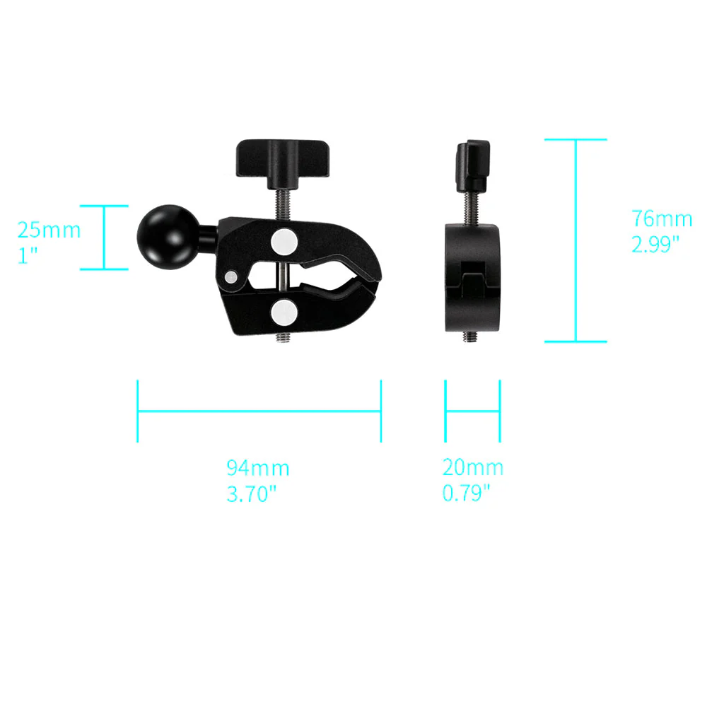 P38UT | Quick Release Handle Bar Mount Universal Mount | Design for iPad, Galaxy Tab & Tablet - Image 2