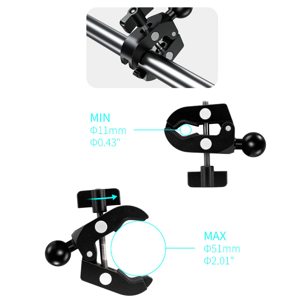 P38UT | Quick Release Handle Bar Mount Universal Mount | Design for iPad, Galaxy Tab & Tablet - Image 5