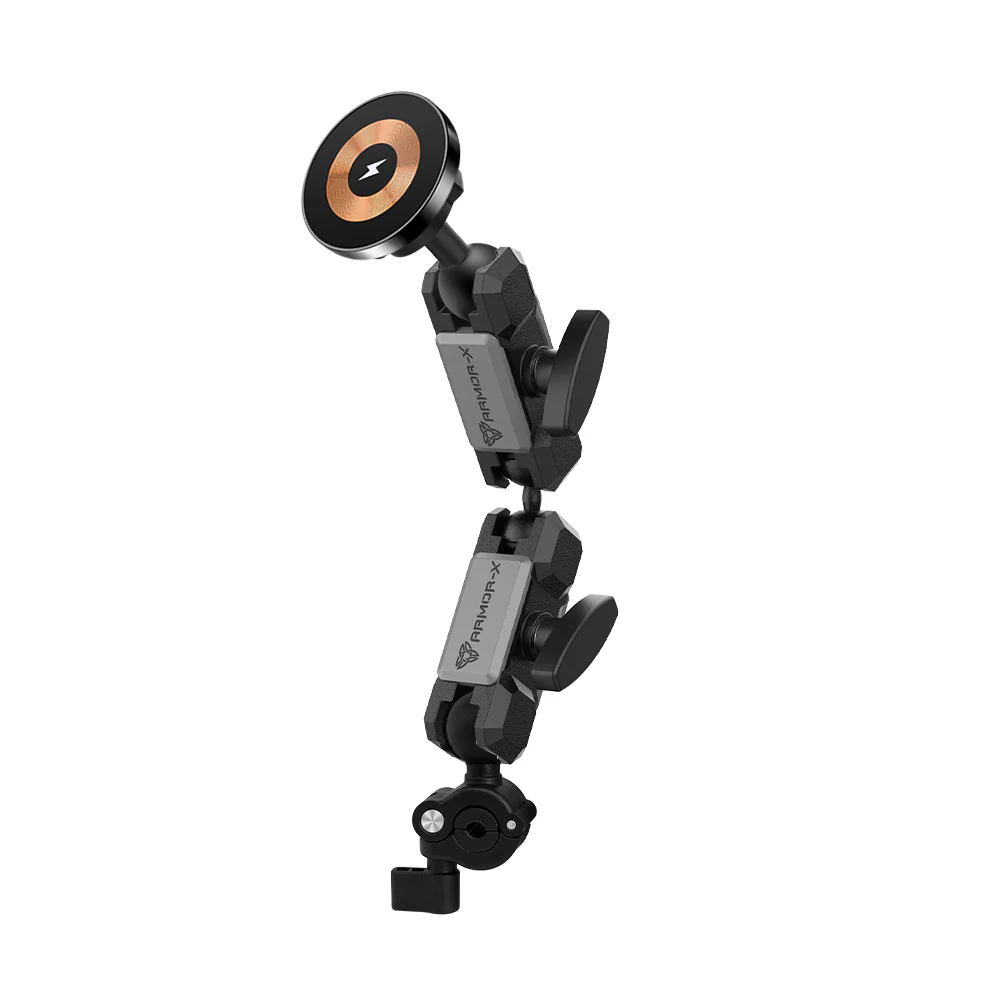 P39MS03 | Motorcycle Mirror Tube PixelSnap 15W Fast Charger Mount | ONE-LOCK for Google Pixel Smartphone - Image 12