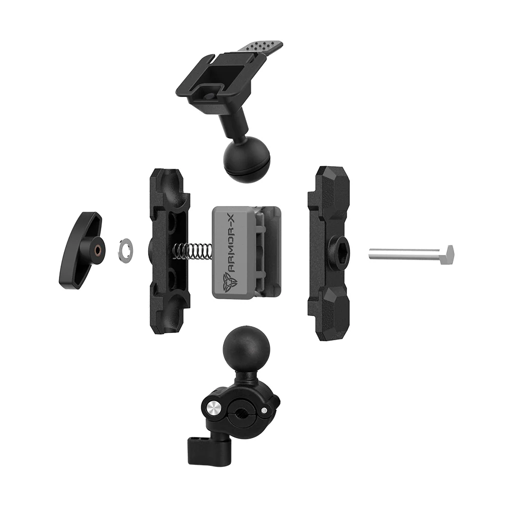 P39T | Motorcycle Mirror Tube Mount | ONE-LOCK for Tablet - Image 12