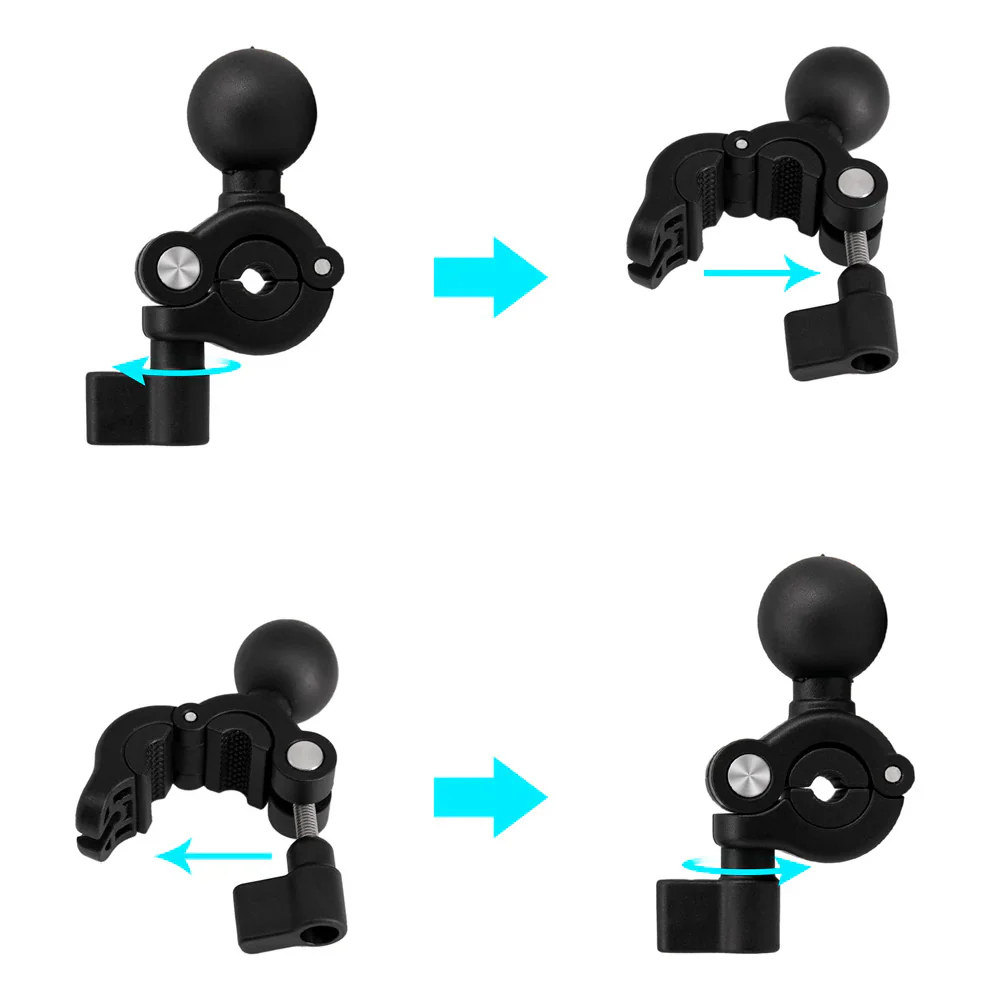 P39T | Motorcycle Mirror Tube Mount | ONE-LOCK for Tablet - Image 5