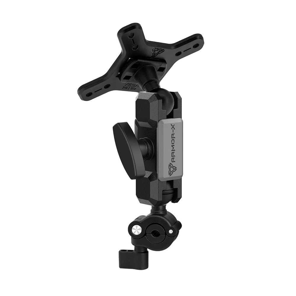 VSA-P39 | Motorcycle Mirror Tube VESA Mount ( 75x75mm | 50x50mm ) | Design for Tablet