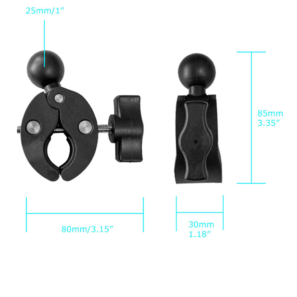 P40UT | Quick Release Handle Bar Mount Universal Mount | Design for iPad, Galaxy Tab & Tablet - Image 2