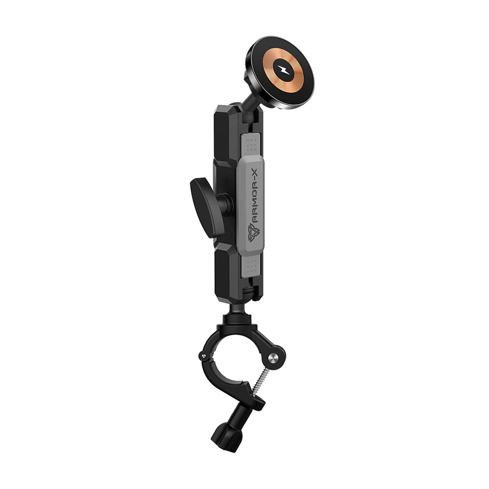 P41MS03 | Bicycle Handlebar Mount | ⌀8-35mm | MagSafe / Pixelsnap 15W Fast Charger | ONE-LOCK for iPhone & Smartphone - Image 10