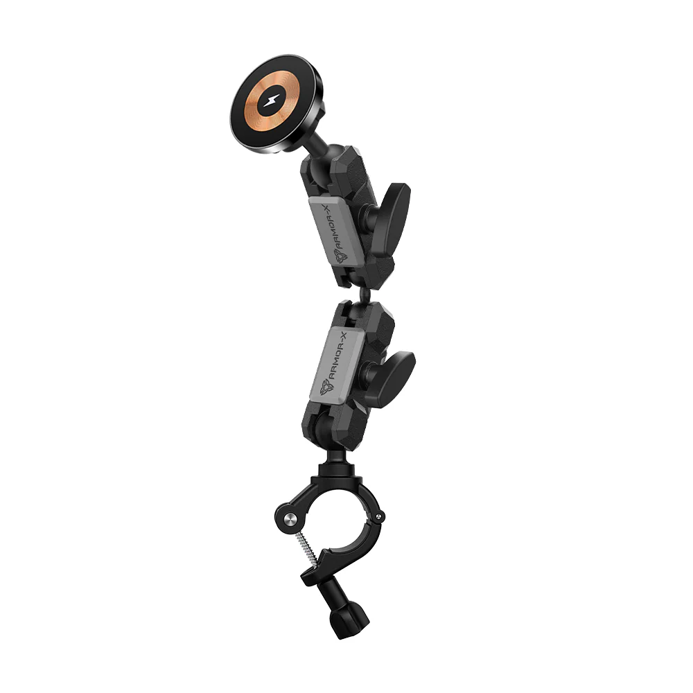 P41MS03 | Bicycle Handlebar Mount | ⌀8-35mm | MagSafe / Pixelsnap 15W Fast Charger | ONE-LOCK for iPhone & Smartphone - Image 11