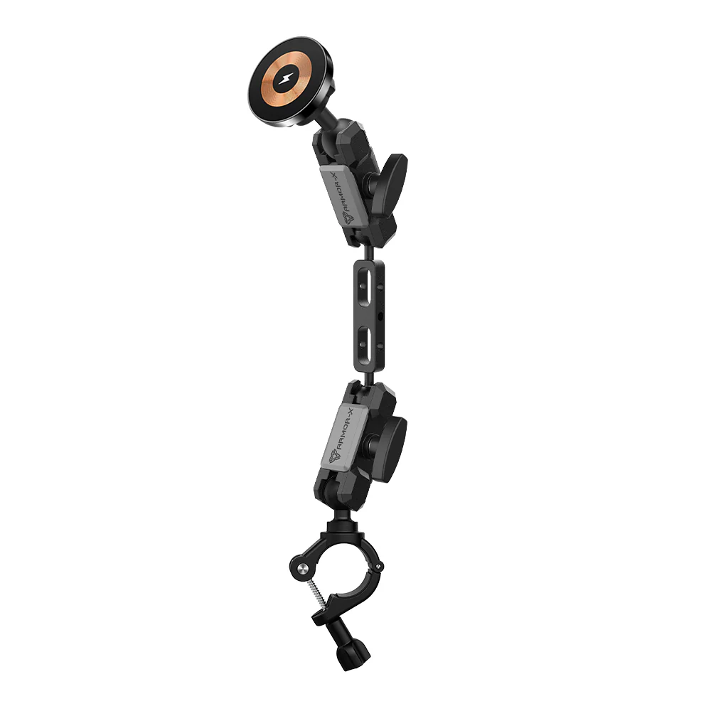 P41MS03 | Bicycle Handlebar Mount | ⌀8-35mm | MagSafe / Pixelsnap 15W Fast Charger | ONE-LOCK for iPhone & Smartphone - Image 12