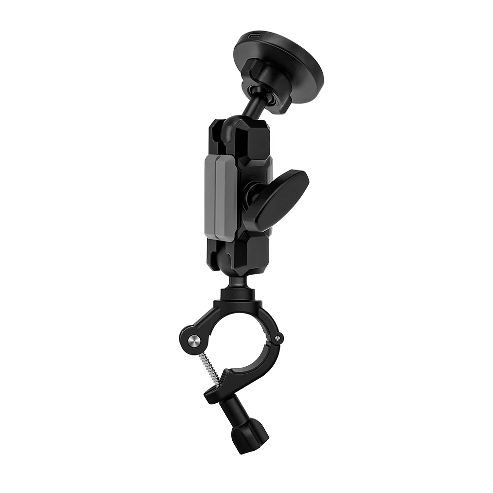 P41MS03 | Bicycle Handlebar Mount | ⌀8-35mm | MagSafe / Pixelsnap 15W Fast Charger | ONE-LOCK for iPhone & Smartphone - Image 8