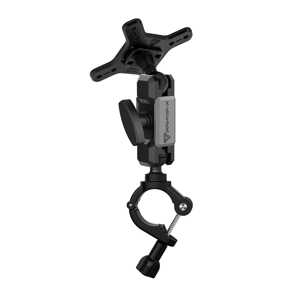 VSA-P41 | Bicycle Handlebar VESA Mount ( 75x75mm | 50x50mm ) | ⌀8-35mm | Design for Tablet