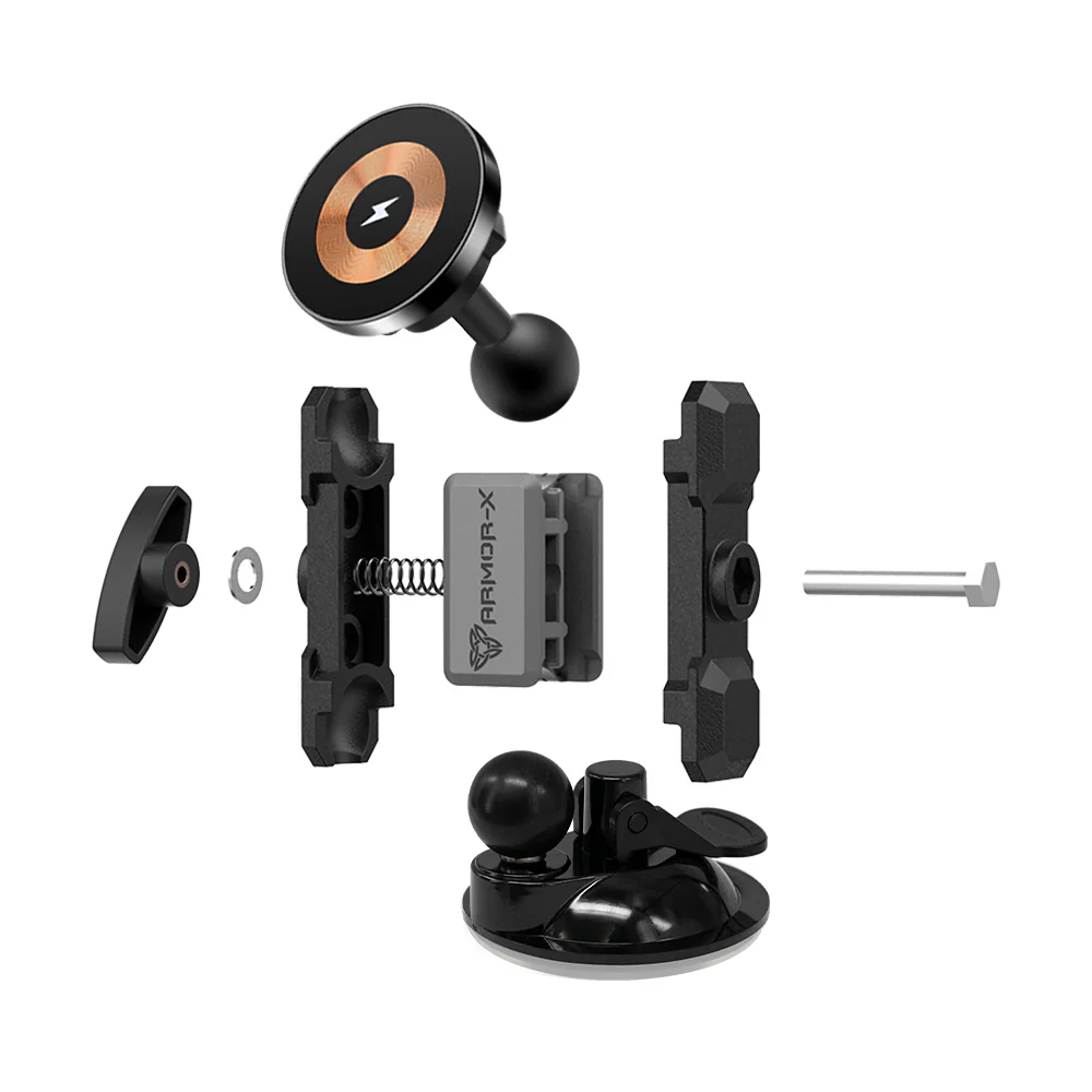 P43MS03 | Vacuum Suction Cup PixelSnap 15W Fast Charger Mount | ONE-LOCK for Google Pixel Smartphone - Image 8