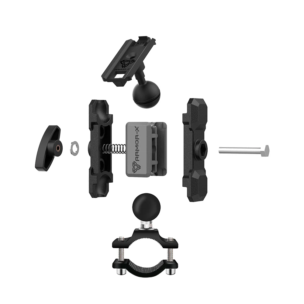 P44K | Handlebar Rail Mount | ⌀20-38mm | ONE-LOCK for Phone - Image 10