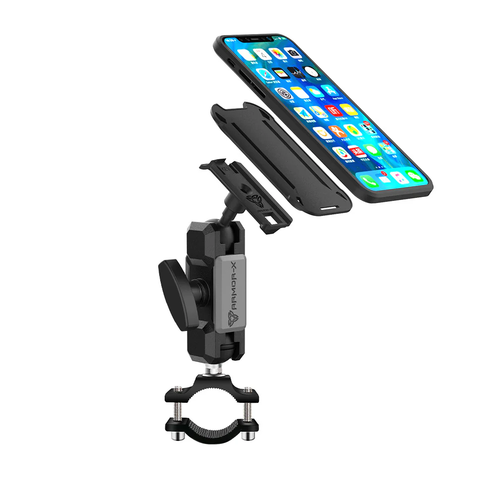 P44K | Handlebar Rail Mount | ⌀20-38mm | ONE-LOCK for Phone - Image 9