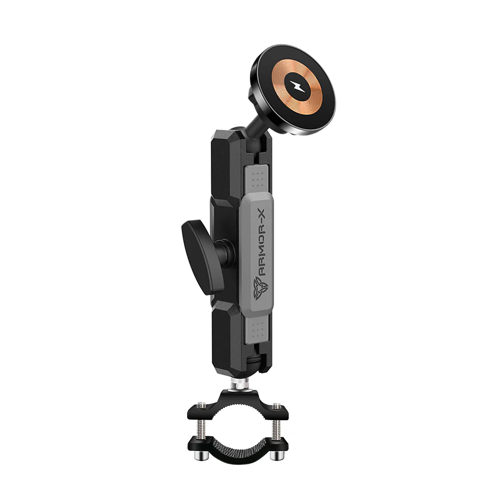 P44MS03 | Handlebar Rail Mount | ⌀20-38mm | MagSafe / Pixelsnap 15W Fast Charger | ONE-LOCK for iPhone & Smartphone - Image 10