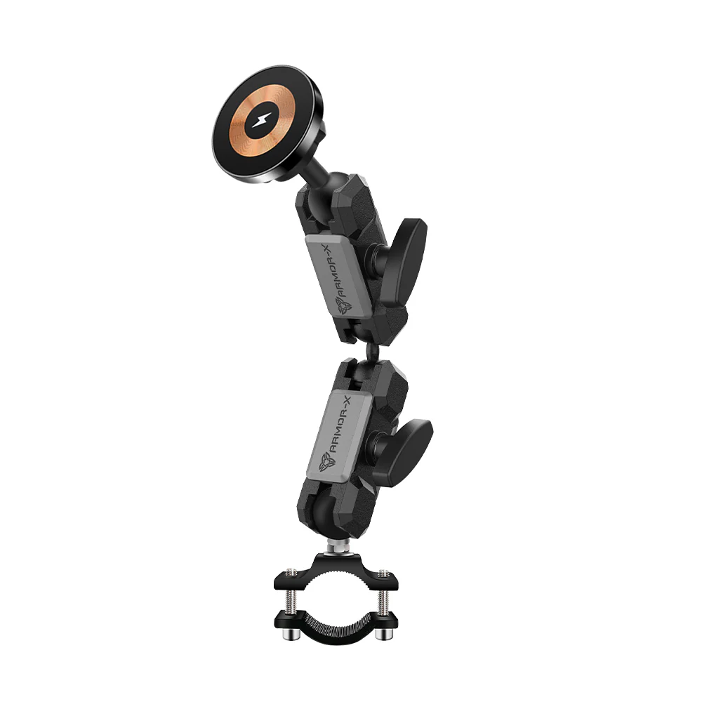 P44MS03 | Handlebar Rail Mount | ⌀20-38mm | MagSafe / Pixelsnap 15W Fast Charger | ONE-LOCK for iPhone & Smartphone - Image 11