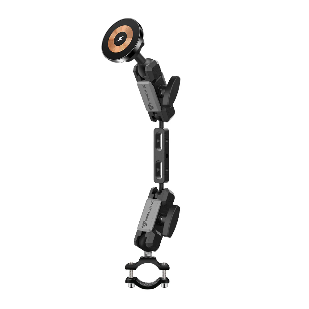 P44MS03 | Handlebar Rail Mount | ⌀20-38mm | MagSafe / Pixelsnap 15W Fast Charger | ONE-LOCK for iPhone & Smartphone - Image 12