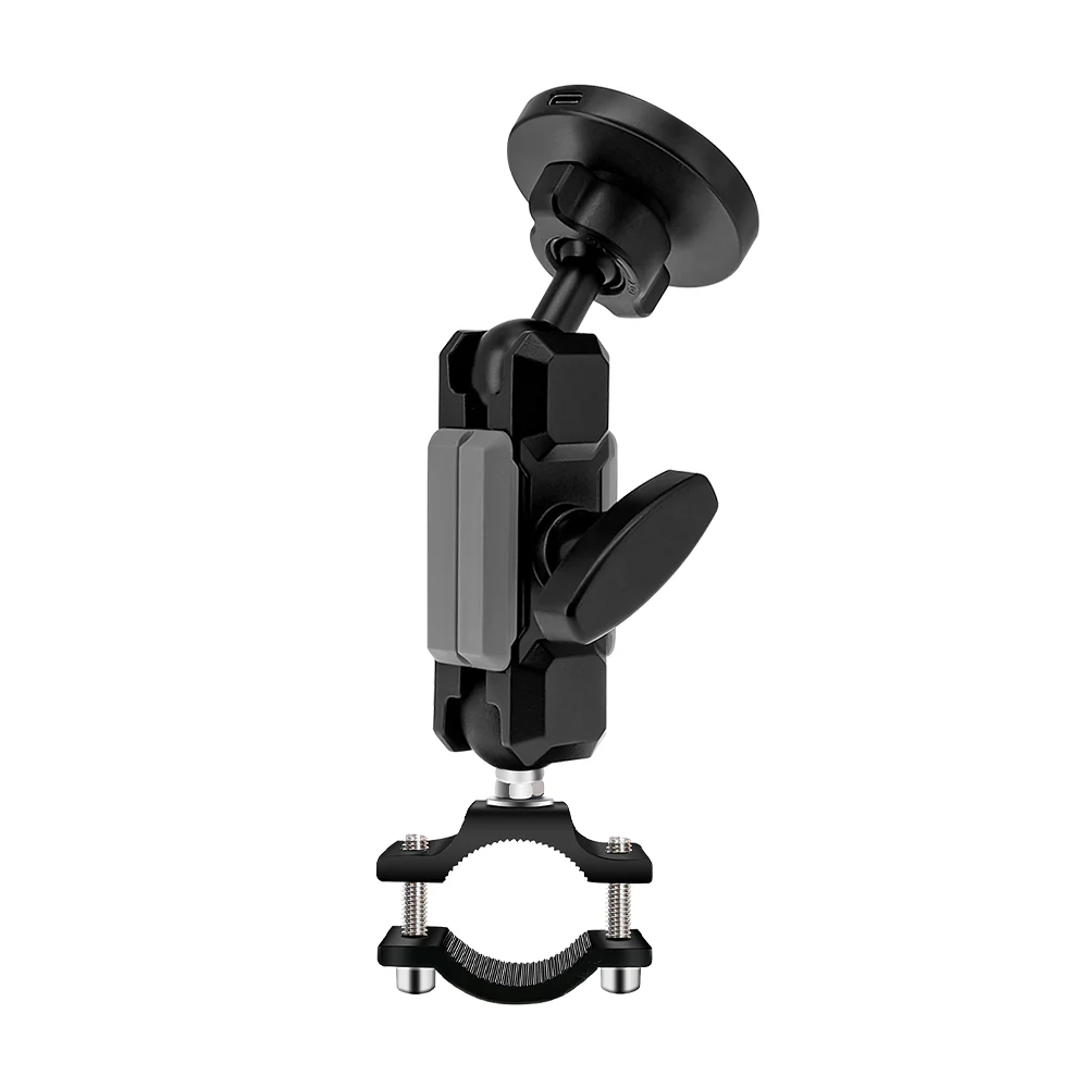 P44MS03 | Handlebar Rail Mount | ⌀20-38mm | MagSafe / Pixelsnap 15W Fast Charger | ONE-LOCK for iPhone & Smartphone - Image 8