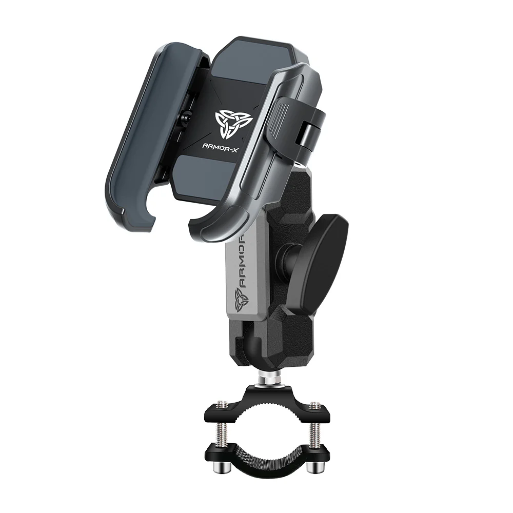 P44UP | Handlebar Rail Universal Mount | ⌀20-38mm | Design for Phone