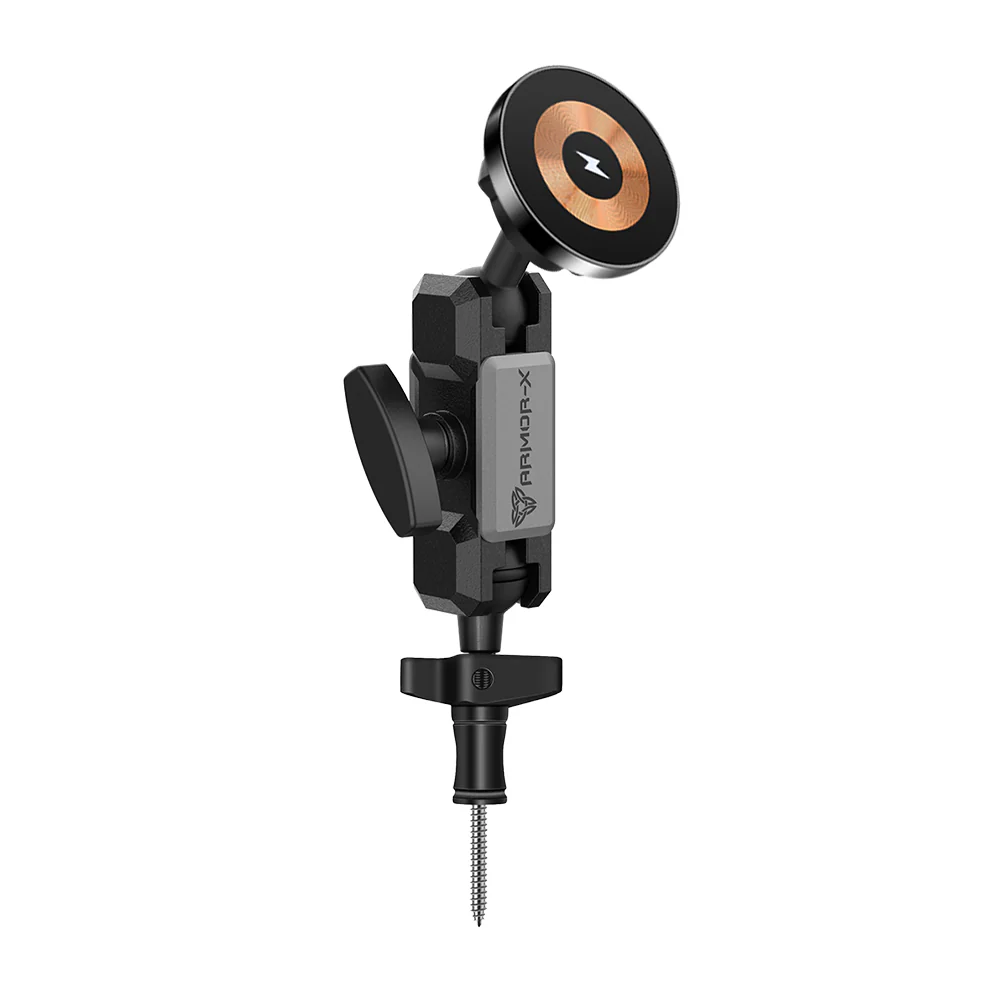 P45MS03 | Wall Screw Mount | MagSafe / Pixelsnap 15W Fast Charger | ONE-LOCK for iPhone & Smartphone