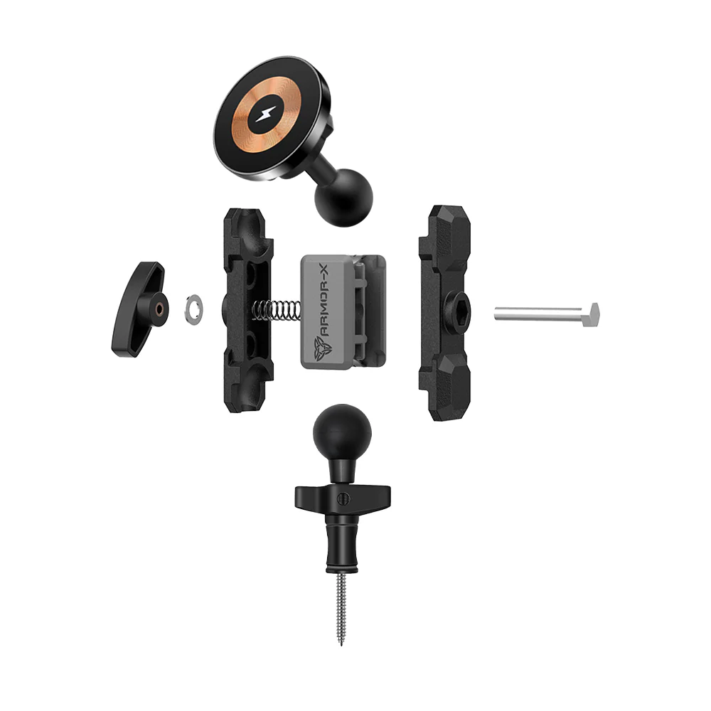 P45MS03 | Wall Screw Mount | MagSafe / Pixelsnap 15W Fast Charger | ONE-LOCK for iPhone & Smartphone - Image 10