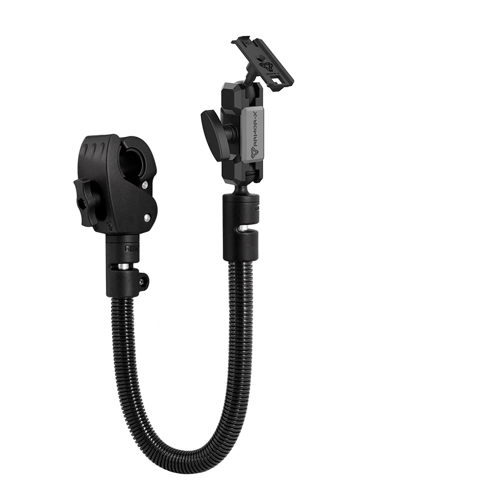 P46K | Adjustable Gooseneck Tough Clamp Mount | ONE-LOCK for Phone