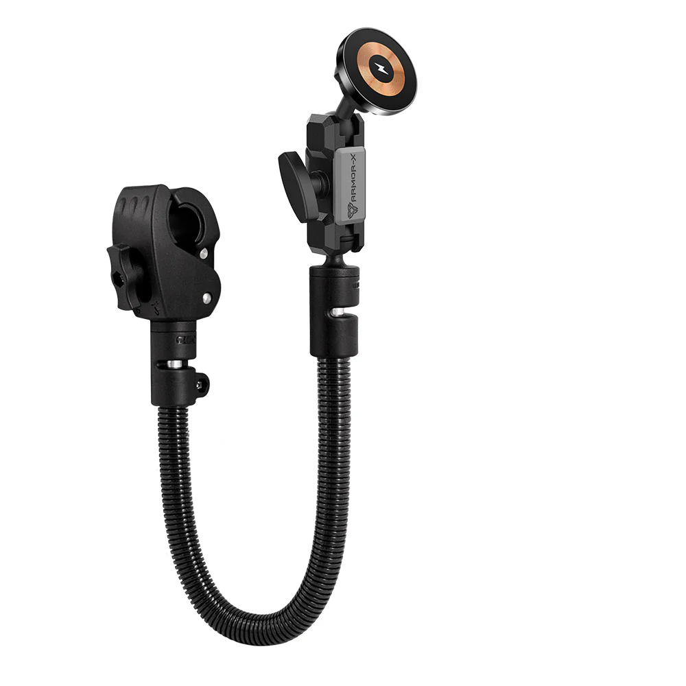P46MS03 | Adjustable Gooseneck Tough Clamp PixelSnap 15W Fast Charger Mount | ONE-LOCK for Google Pixel Smartphone