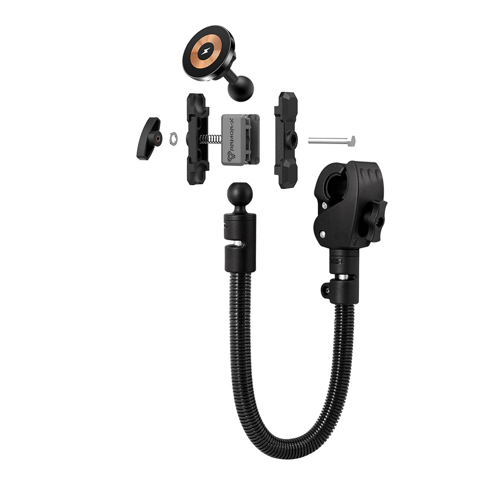 P46MS03 | Adjustable Gooseneck Tough Clamp PixelSnap 15W Fast Charger Mount | ONE-LOCK for Google Pixel Smartphone - Image 11