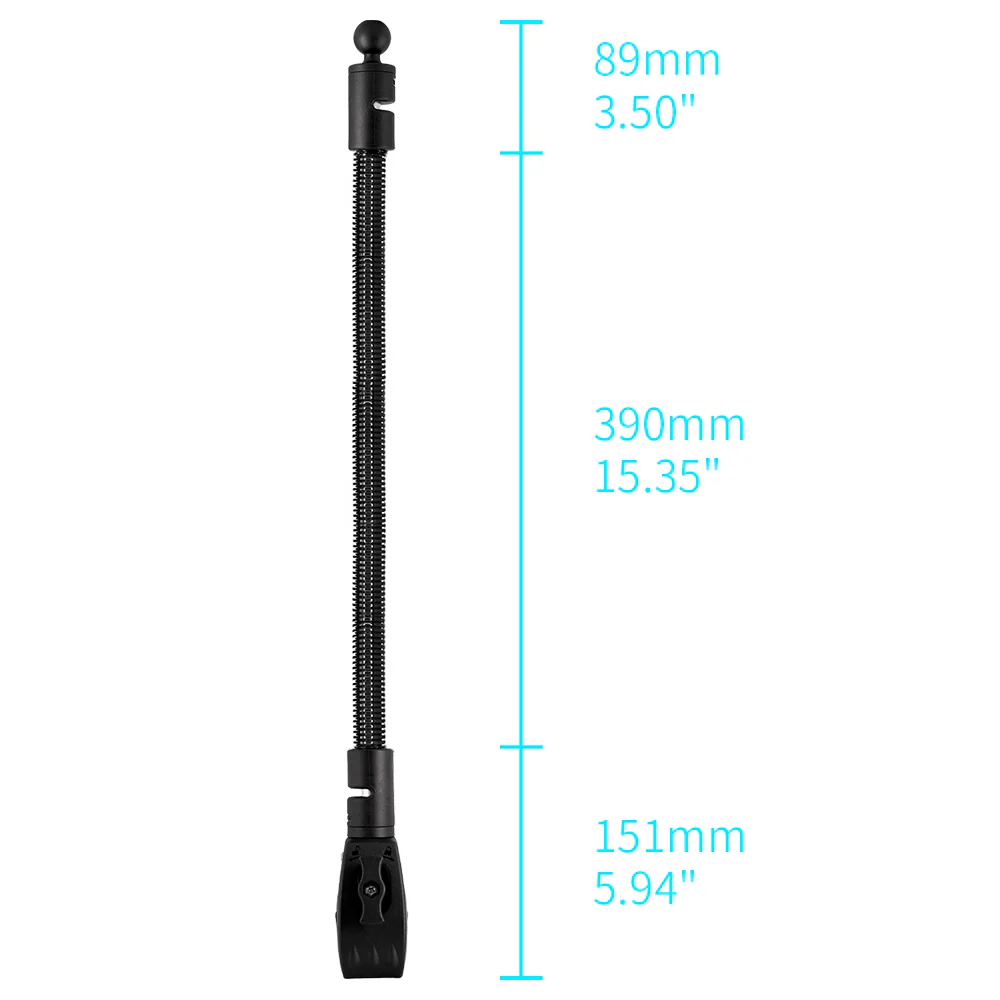 P46K | Adjustable Gooseneck Tough Clamp Mount | ONE-LOCK for Phone - Image 3