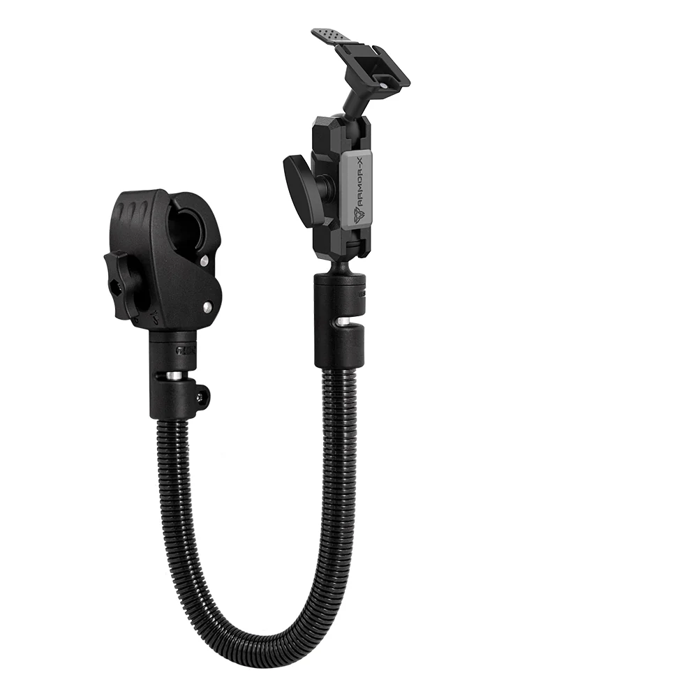 P46T | Adjustable Gooseneck Tough Clamp Mount | ONE-LOCK for Tablet