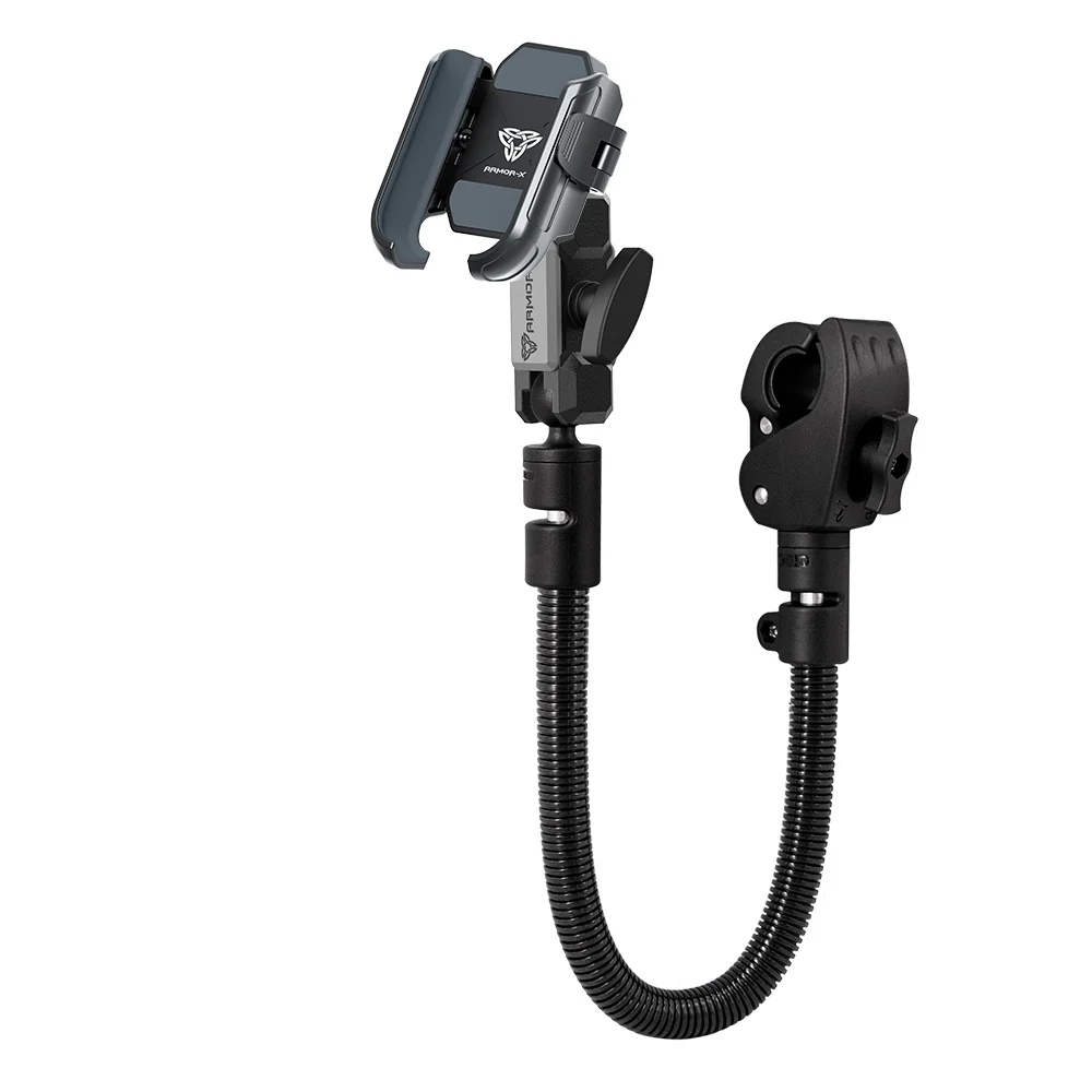 P46UP | Adjustable Gooseneck Tough Clamp Mount | Design for Phone