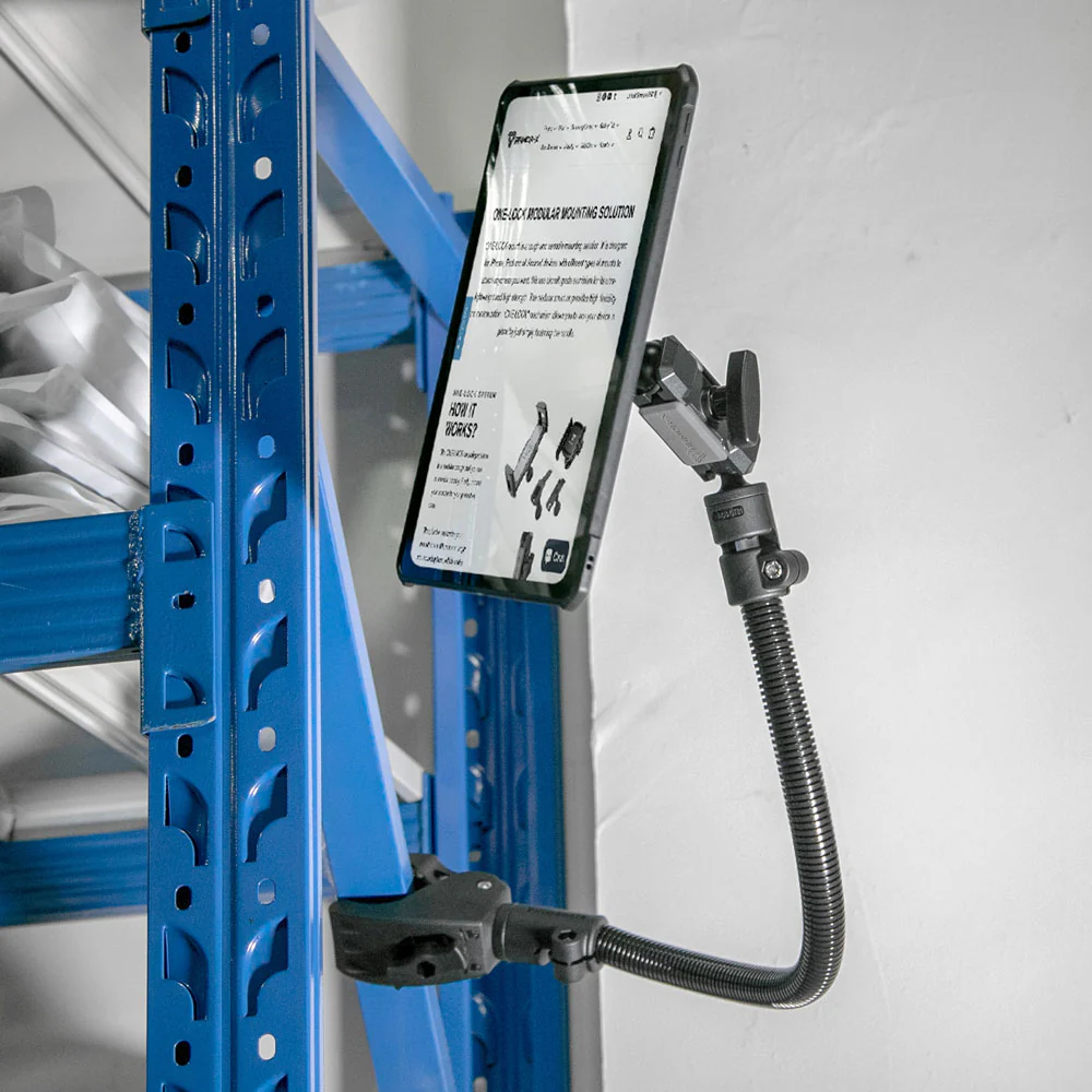 P46UT | Adjustable Gooseneck Tough Clamp Mount | Design for iPad, Galaxy Tab & Tablet - Image 7